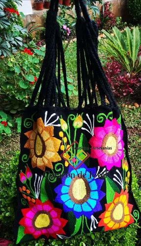 Finas Bolsas Bordadas morral De Telar Artesanales chiapas Env o