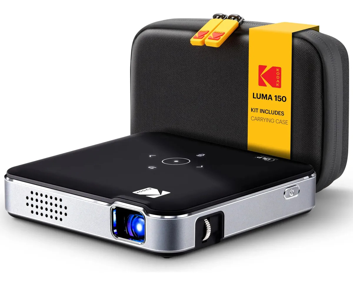 Proyector Inalámbrico Kodak Luma 150 Mini, Altavoz Integrado Negro