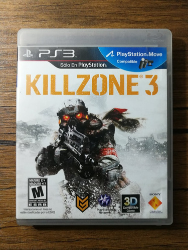 Killzone 3 Español Playstation 3 Ps3 Gran Estado !!