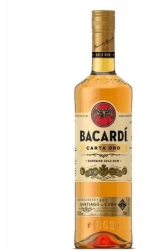 Ron Bacardi Carta Oro 750ml. - Envíos