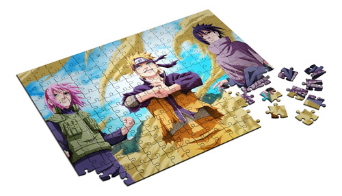 Quebra-cabeça Personalizado Naruto Shippuden Time 7 48 Peças