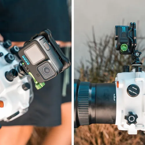 Soporte Para Casco De Cámara De Acción Snap Mounts Pro Para