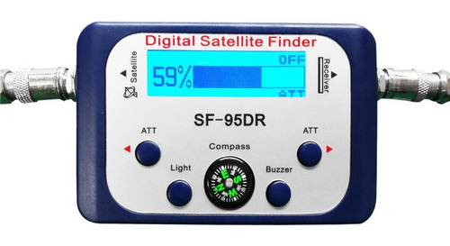 Satfinder Digital Sf-95dr Dvbs2 Localizador D Satelites C/ku