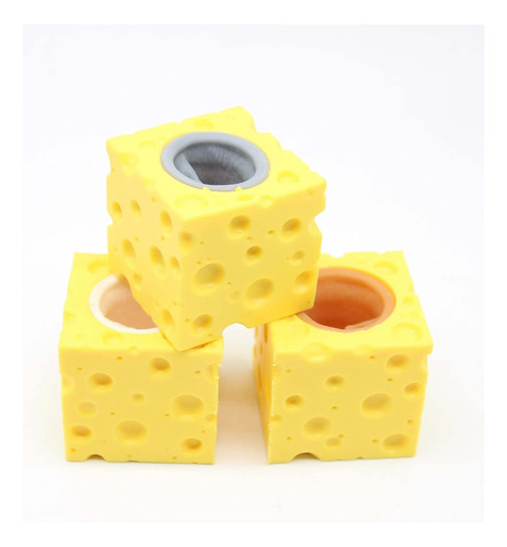 Pack X24 Amansaloco Queso Raton, Squishy Queso, Sorpresitas