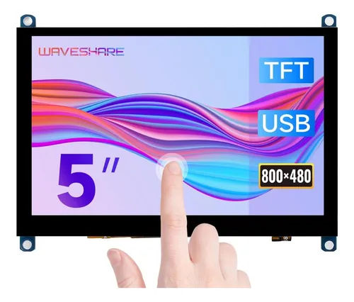 Waveshare De 5 Pulgadas Capacitive Touch Screen Lcd Desgasta