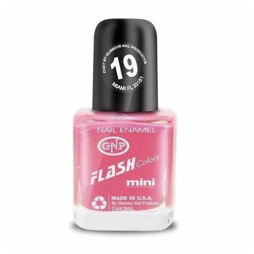 Esmalte Flash Colors De Gnp 9ml Nro.19 Rosa Chicle