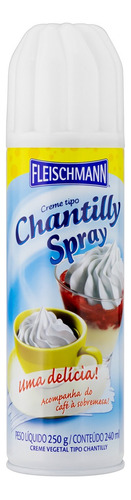 Creme Chantilly Spray Fleischmann Frasco 250g