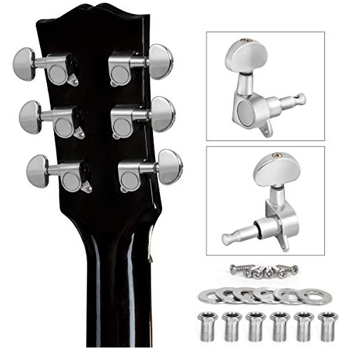 Clavijas De Afinación Para Guitarra, Lotmusic, 18:1 3l3r, Cr