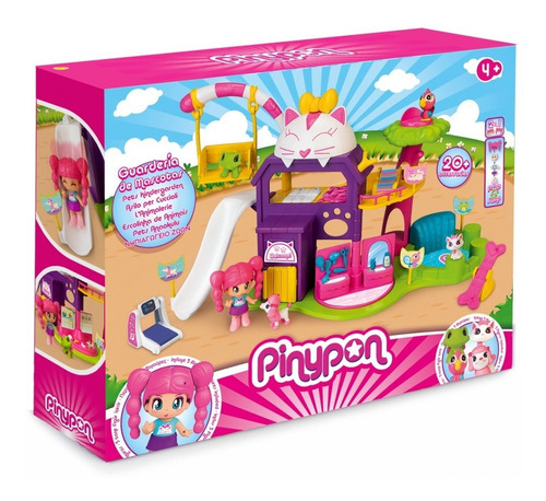Imagen 2 de 8 de Pinypon Set Guardería De Mascotas