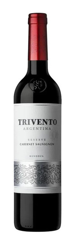 Pack De 2 Vino Tinto Trivento Reserve Cabernet Sauvignon 750