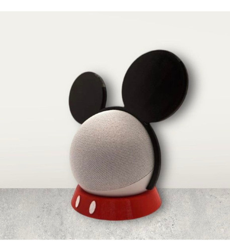 Suporte Mickey Mouse Alexa Amazon Echo Dot Geração 4 E 5