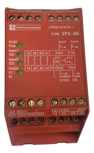 Telemecanique Xps-ak Safety Relay 