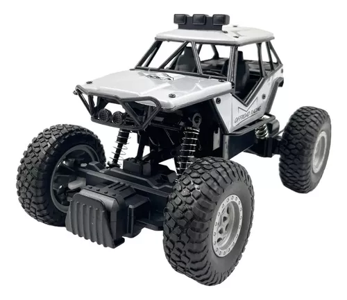 Carrinho Controle Remoto 4x4 Monster Truck Rock Crawler + bateria extra off  road