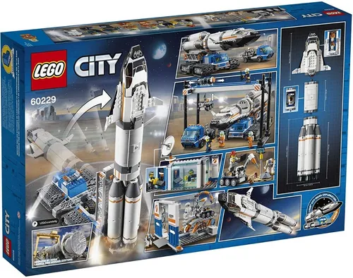 Lego 60229 City Ciudad Ensamble Y Transporte Del Cohete