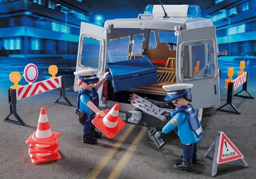 Playmobil 9236 Camiòn De Policia Con Accesorios Luz Y Sonido