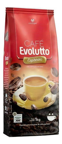 Café Evolutto Espresso Em Grão Torrado Cooxupé 1kg
