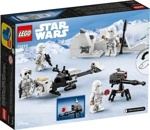 Imagen 5 de 12 de Lego Star Wars- Pack De Combate Soldados De Las Nieves 75320 Cantidad de piezas 105