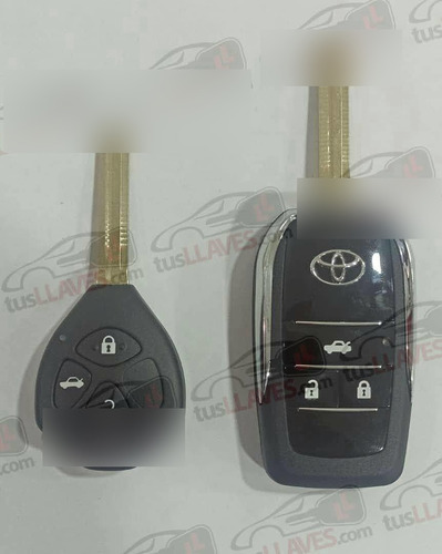 Carcasa Llave Toyota Corolla, Camry, Hilux, Fortuner, Yaris.