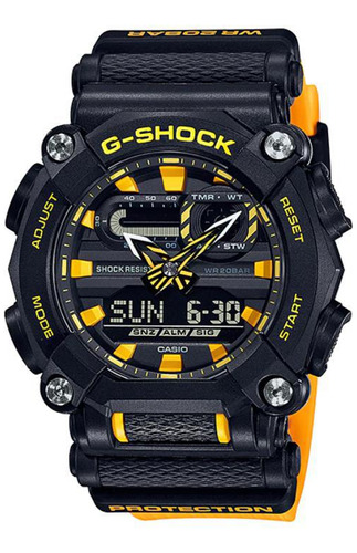 Relógio G-shock Coleção Herói 2020 Amarelo Ga-900a-1a9dr