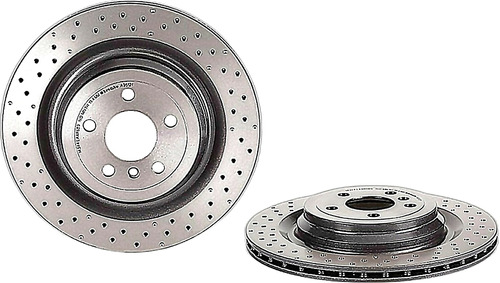 Juego 2 Discos Ventilados Traseros Gle450 Amg 16/17 Brembo