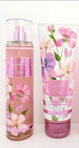 Body Mist Y Body Cream Sweet Pea Bath & Body Works Original