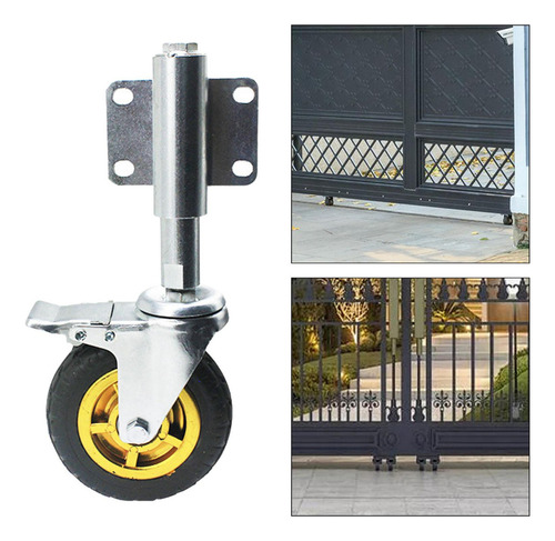 . Rueda De Puerta De 3\ Con Resorte For Soporte De Puerta