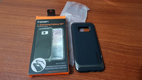 Case Protector Spigen Neo Hybrid Para S8 Azul