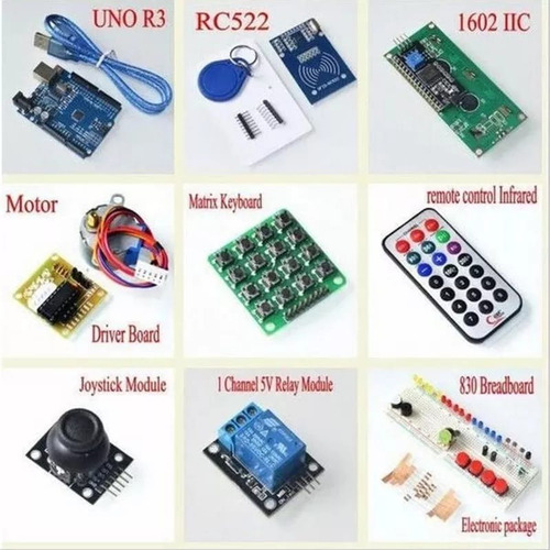 Imagen 4 de 6 de Kit De Iniciación Rfid Compatible Para Arduino Uno R3