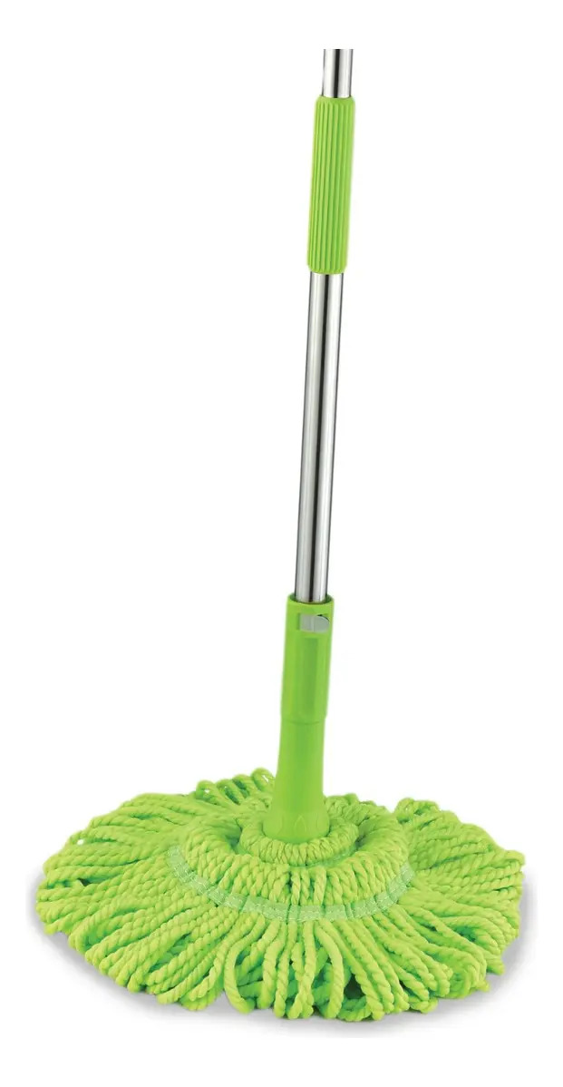 Magitel Trapeador De Microfibra Magic Mop Mango Retractil Giratorio Auto Exprimidor