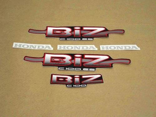 Kit Adesivos Honda Biz 100 Es 2002 Preta