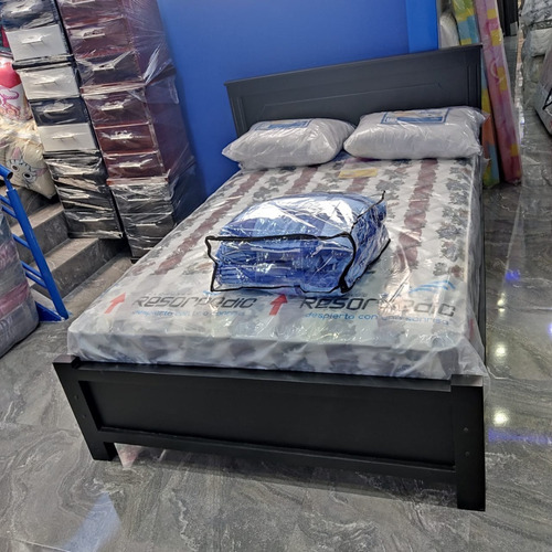 Colchon 2 Plazas + Cama O Bases + Edredón + Almohadas+ Envio