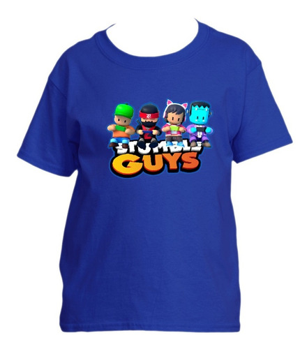 Polera Stumble Guys Niño / Niña Videojuegos Gamer V2