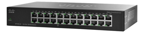 Switch 24 Puertos Cisco Sf110-24 10/100mbps No Administrable