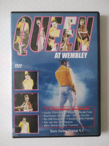 Dvd - Queen - Live At Wembley -  1986