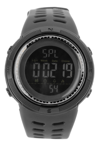 Men Digital Watch Impermeable Pantalla Transparente Fecha De