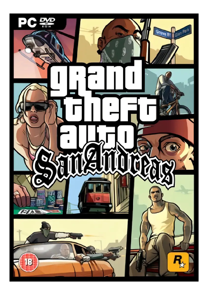 Jogo Grand Theft Auto Gta San Andreas Nacional Pc