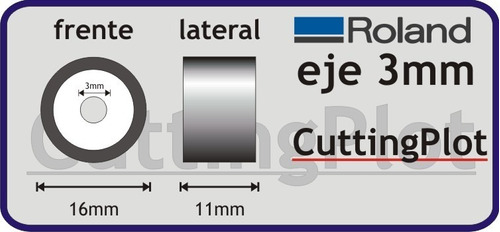 Par De Pinch Rollers - Ruedas De Goma Para Plotters De Corte