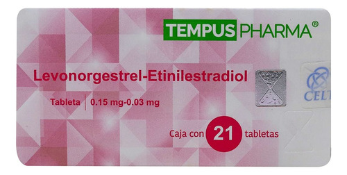 Levonorgestrel-etinilestradiol Caja C/21 Tabs 0.15/0.03 Mg.