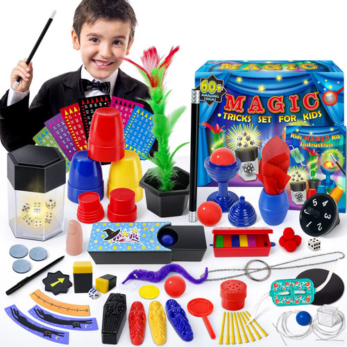 Heyzeibo Kit Mgico - Ms De 60 Trucos De Magia Para Nios, Jue