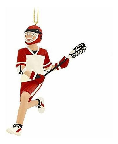 Adorno Niño Lacrosse Navidad Deportes Adler