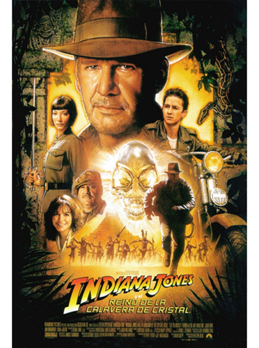 Indiana Jones Y El Reino De La Calavera De Cristal Dvd