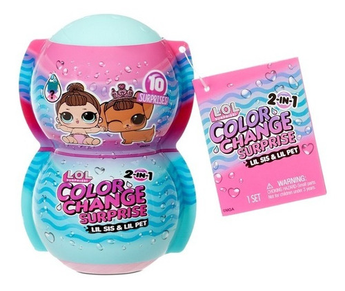 Lol Surprise Color Change Lil Sis Y Lil Pet 10 Sorpresas Mga
