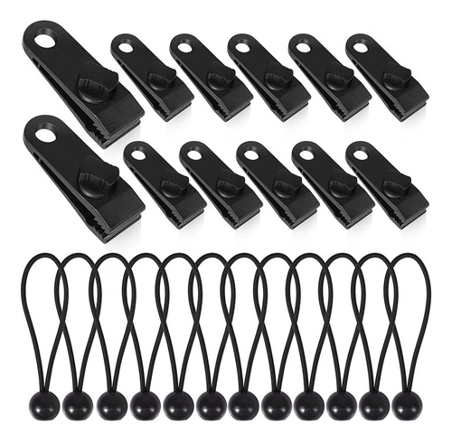 24 Pieces Of Canvas Clips, Heavy Duty Lock Awning Clips