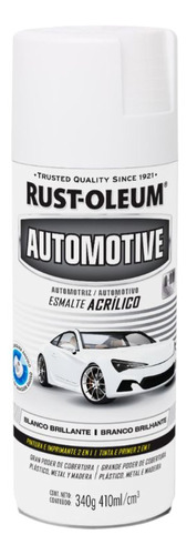 Spray Branco Brilhante Automotivo - Rust Oleum