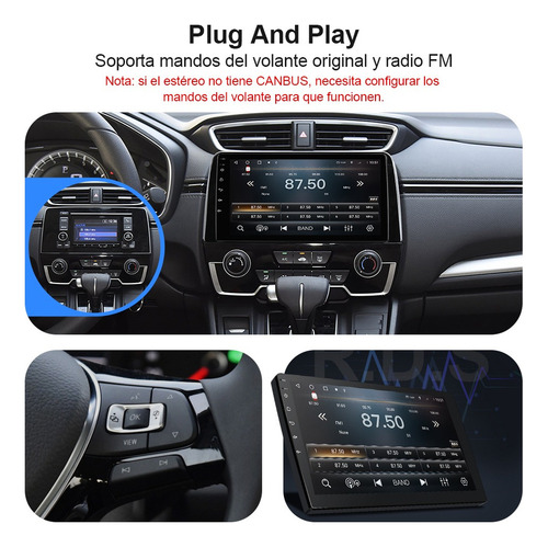 Zk Auto Estéreo Para Honda Crv 2017-2020 Cámara Gps Fm Bt