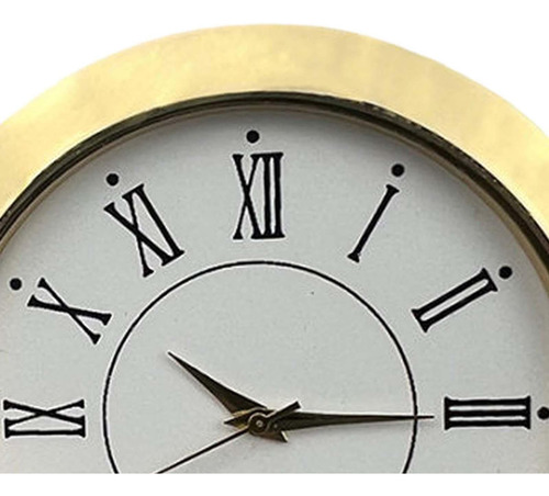 Para 2 Reloj En Miniatura Con Inserción De Reloj Dorado