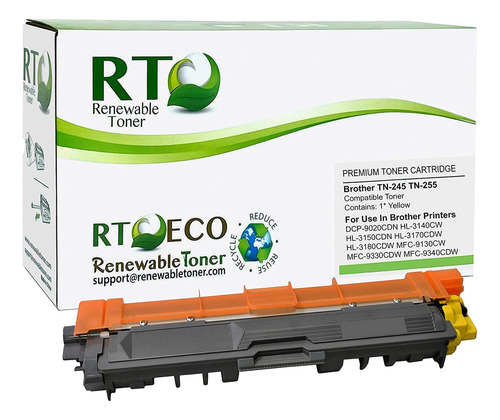 Renovables Toner Tn245y Tn255y Brother Tn-245y Tn-255y Compa