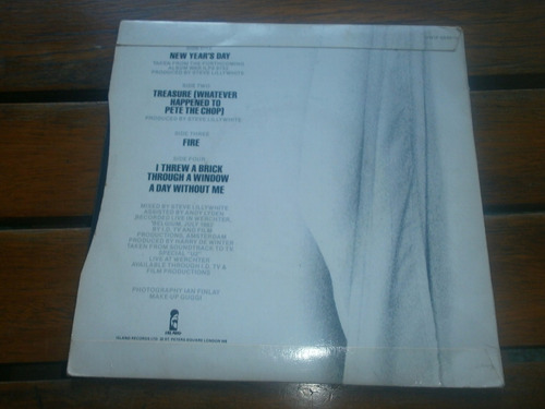 U2 New Years Day Simple Doble 7