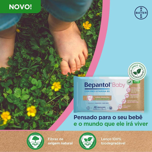 Toalhas umedecidas Bepantol 90025281 96 u pacote x 1