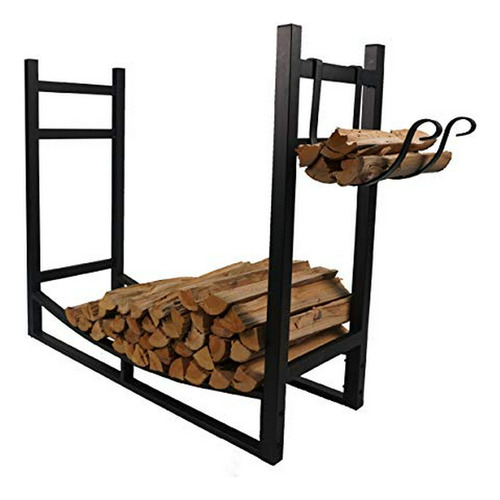 Fire Beauty Fireplace Log Rack With Kindling Holder Firewood